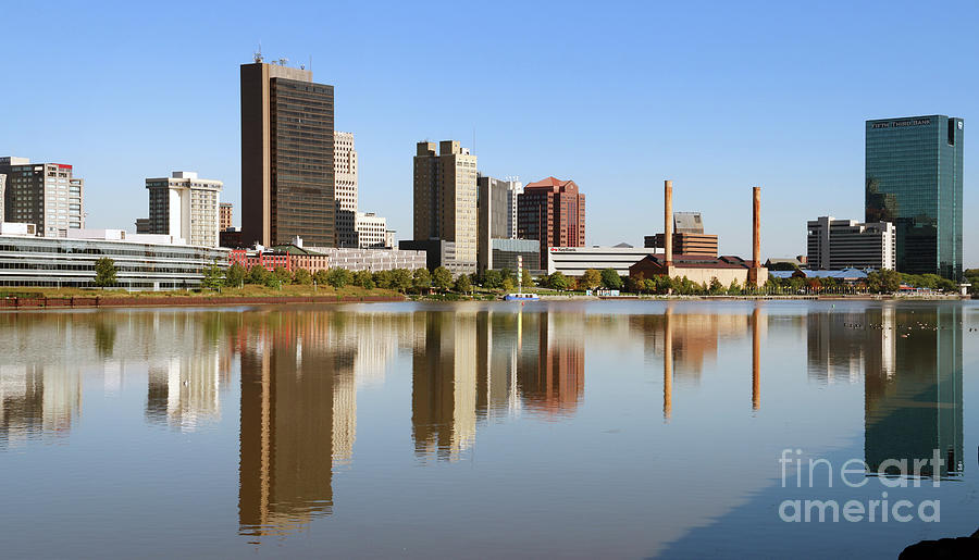 Downtown Toledo September 2014  823 824 Panorama Photograph by Jack Schultz