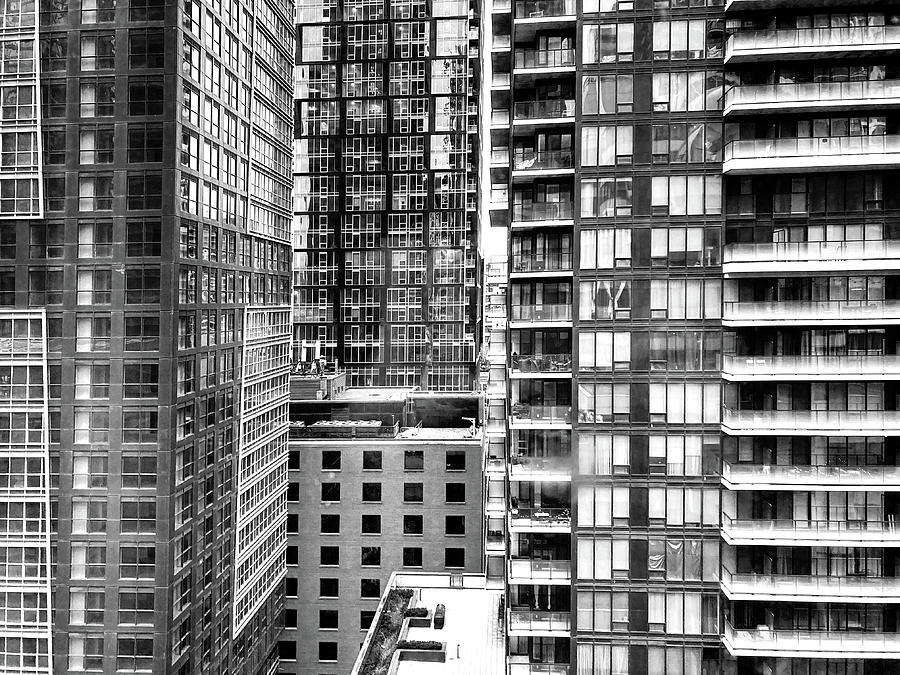 Downtown Toronto 4 BW 123023 Photograph by Mary Bedy