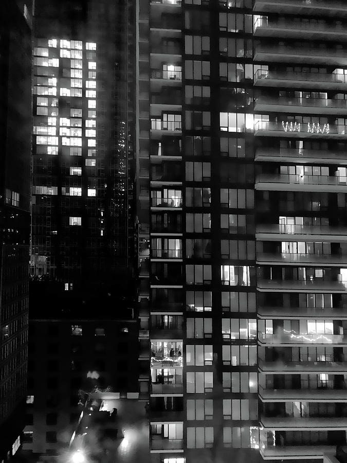 Downtown Toronto 6 BW 122923 Photograph by Mary Bedy