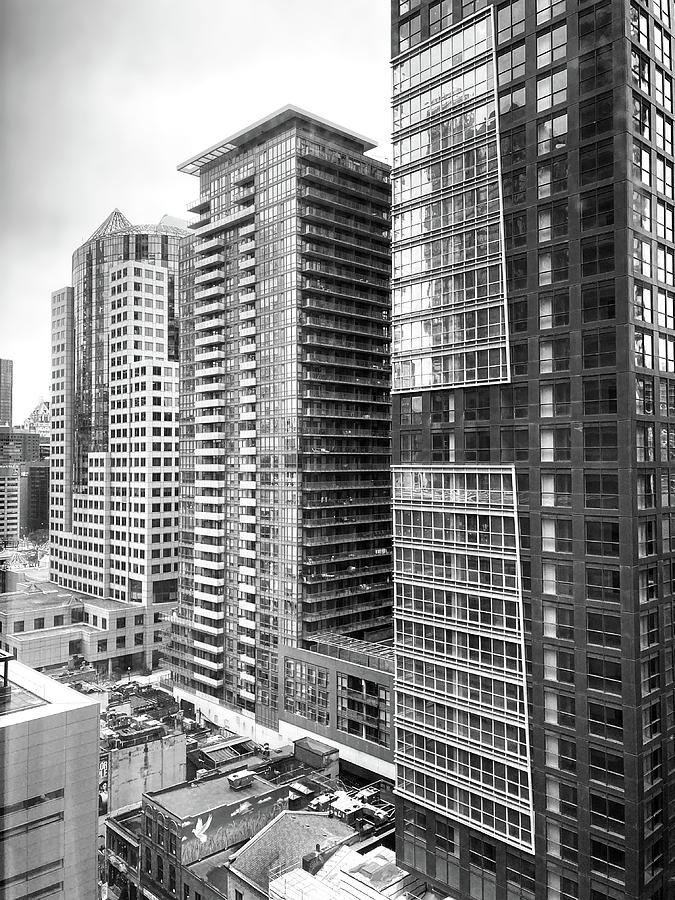 Downtown Toronto BW 1223023 Photograph by Mary Bedy