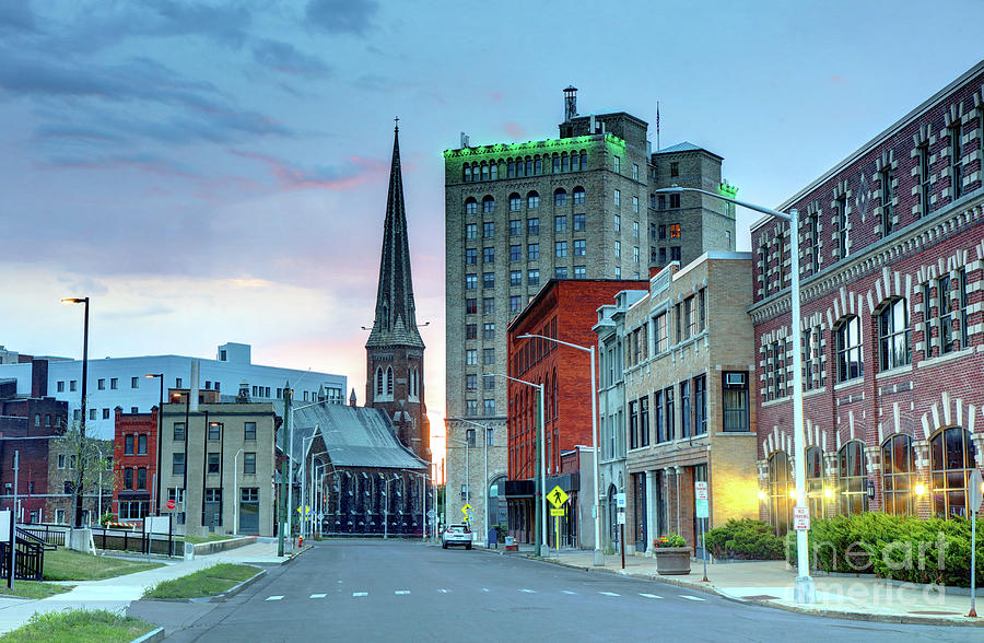 Downtown Utica Photograph by Denis Tangney Jr - Fine Art America