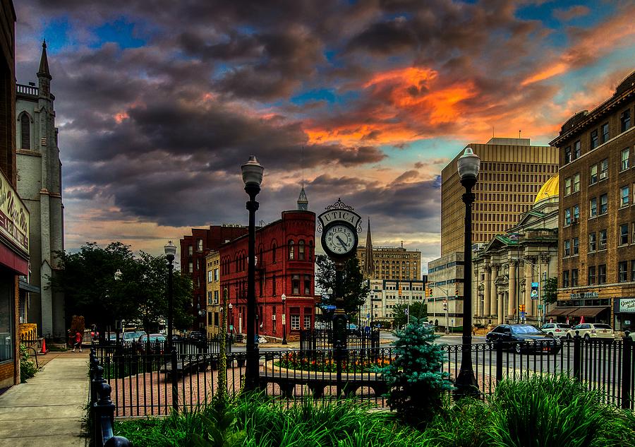 Downtown Utica Photograph by Mountain Dreams - Pixels