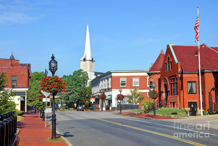 Downtown Winchester, Massachusetts Photograph by Denis Tangney Jr ...