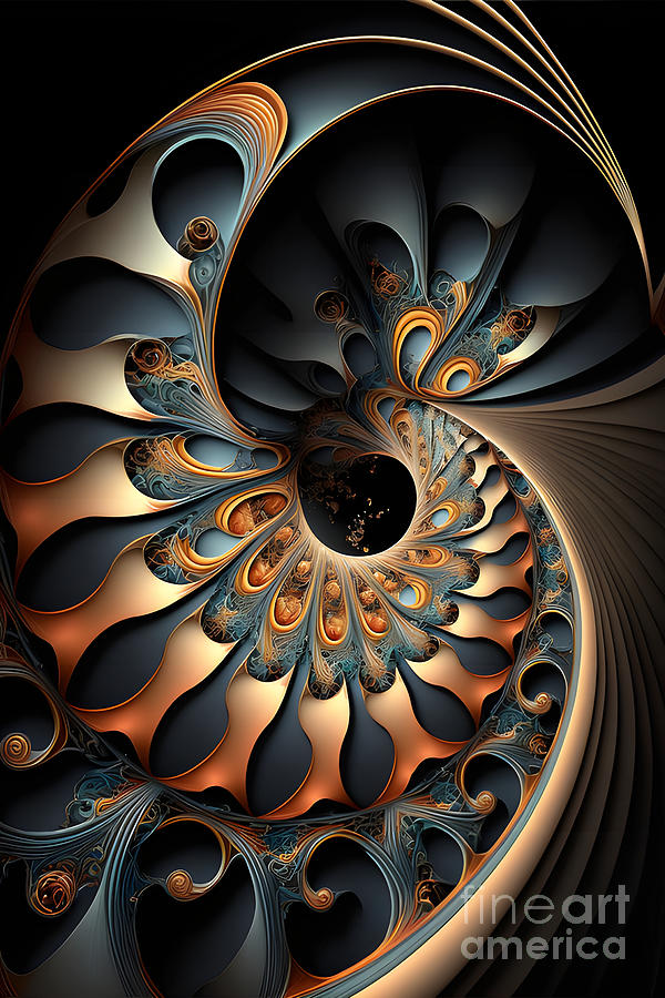 Downward Spiral Digital Art by Amanda Moore - Fine Art America