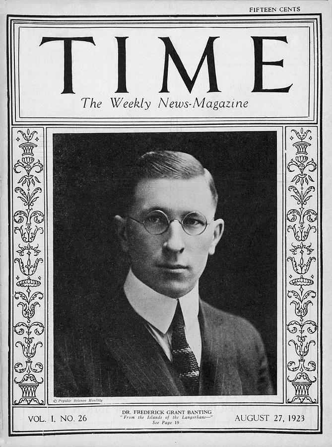 Dr. Frederick Grant Banting Photograph by Popular Science Monthly