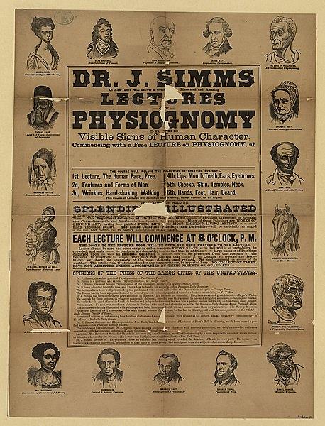 J Photograph - Dr J Simms Lectures on physiognomy  by Paul Fearn