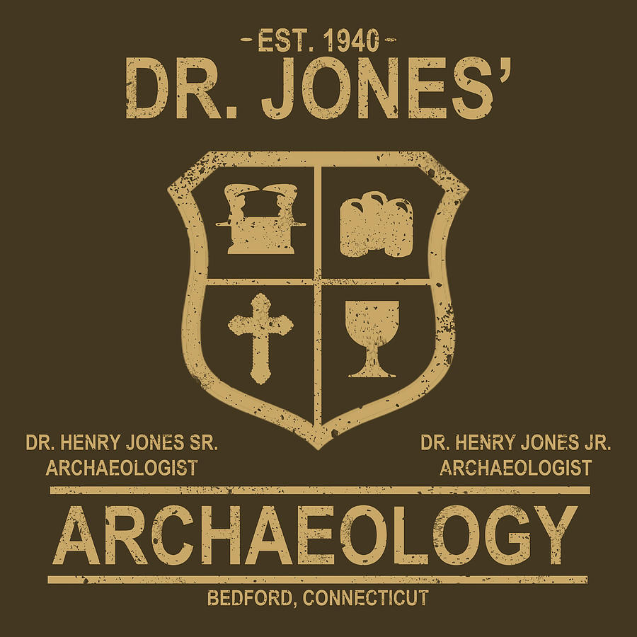 Dr Jonesx27 Archaeology Poster Vintage Painting By Philip Williams