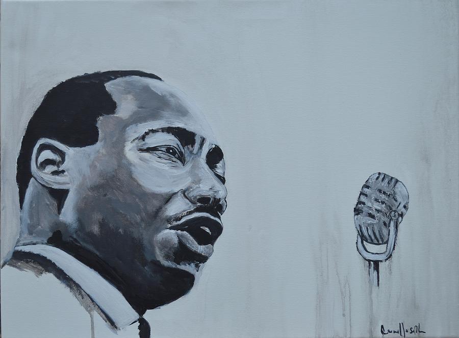 Dr. King Painting by Carmel Joseph