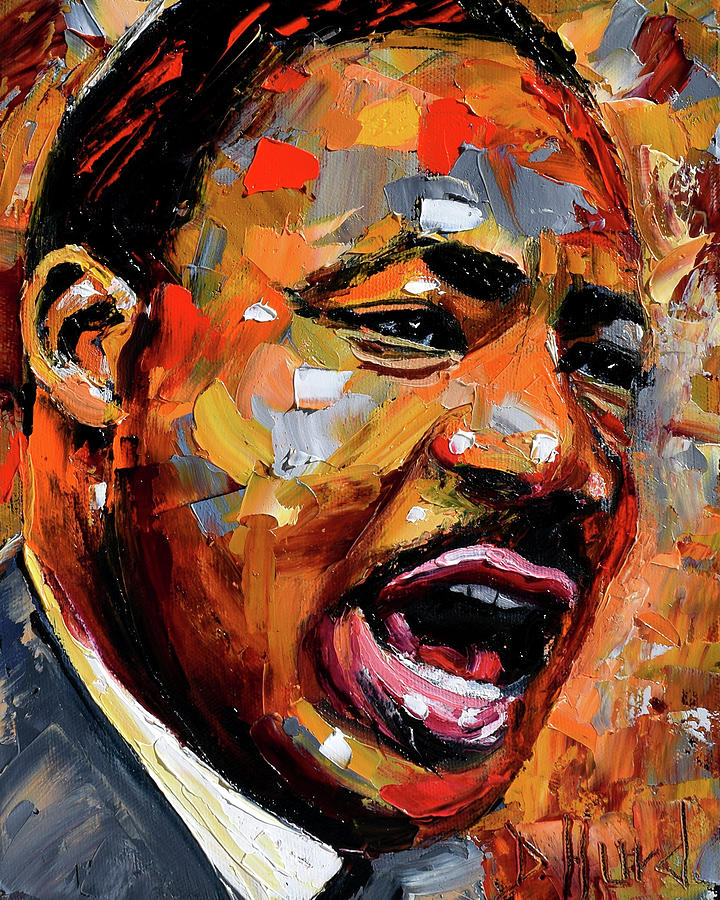 Dr. King Painting by Debra Hurd