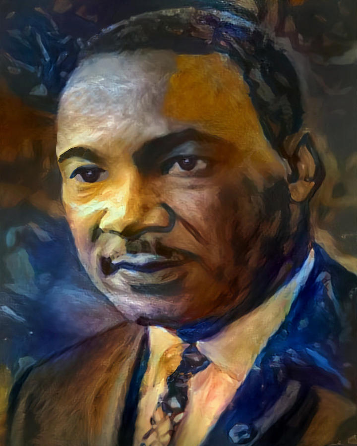 Dr. Martin Luther King, Jr. Digital Art by Artistic Mystic