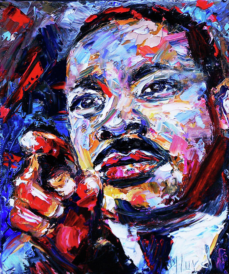 Dr. Martin Luther King Jr. Painting by Debra Hurd