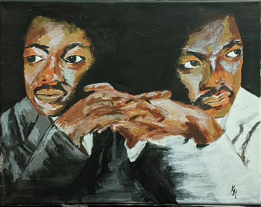 Dr. Martin Luther King Jr Painting Painting by Kimberly Hawkins - Fine ...