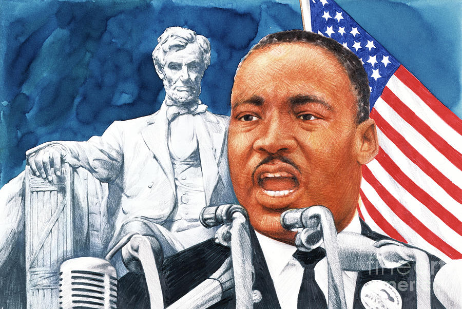 Dr. Martin Luther King Jr. Painting by Paul and Chris Calle