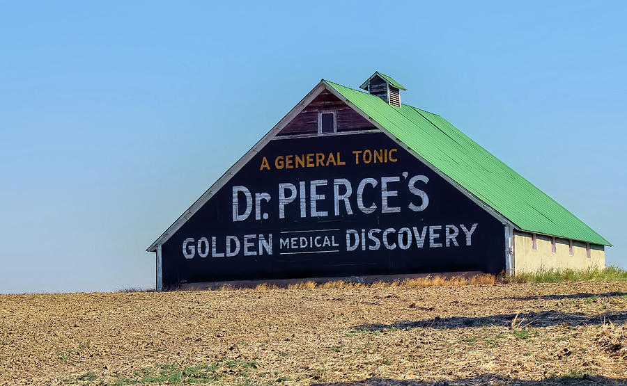 Dr. Pierces Tonic Barn Ad Photograph by Cathy Anderson