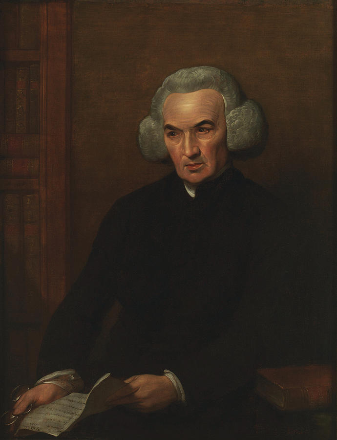 Dr Richard Price Portrait - Benjamin West - 1784 Painting by War Is Hell Store