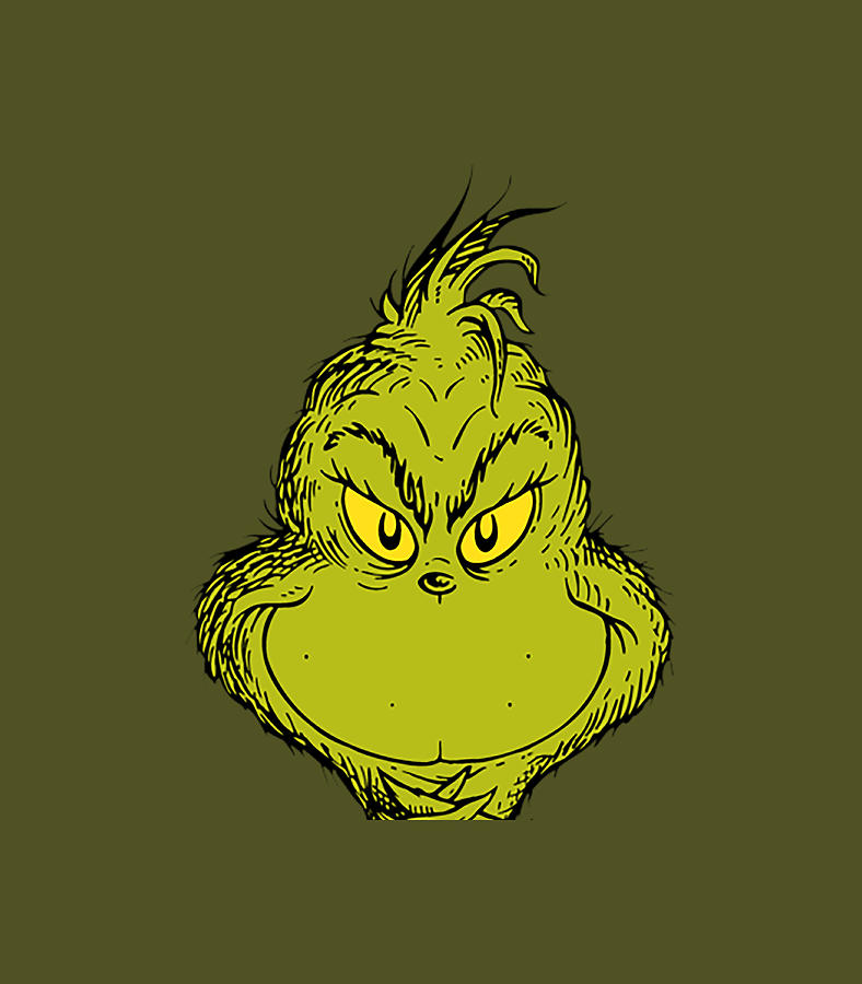 Dr. Seuss Classic Sly Grinch Digital Art by Blaisp Katie - Fine Art America