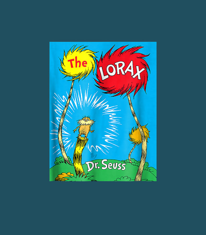 Dr Seuss The Lorax BoCover christmas present birth Digital Art by Yug ...