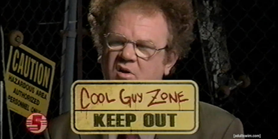 dr steve brule cool guy zone Poster Painting by Olivia Phillips