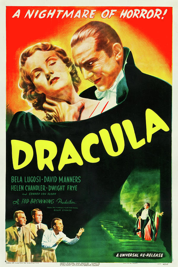 Dracula, 1947 Photograph by Vintage Hollywood Archive Dracula, 1947 Photograph by Vintage Hollywood Archive