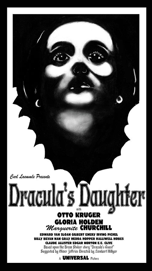 Draculas Daughter 1936 Digital Art by Sean Parnell