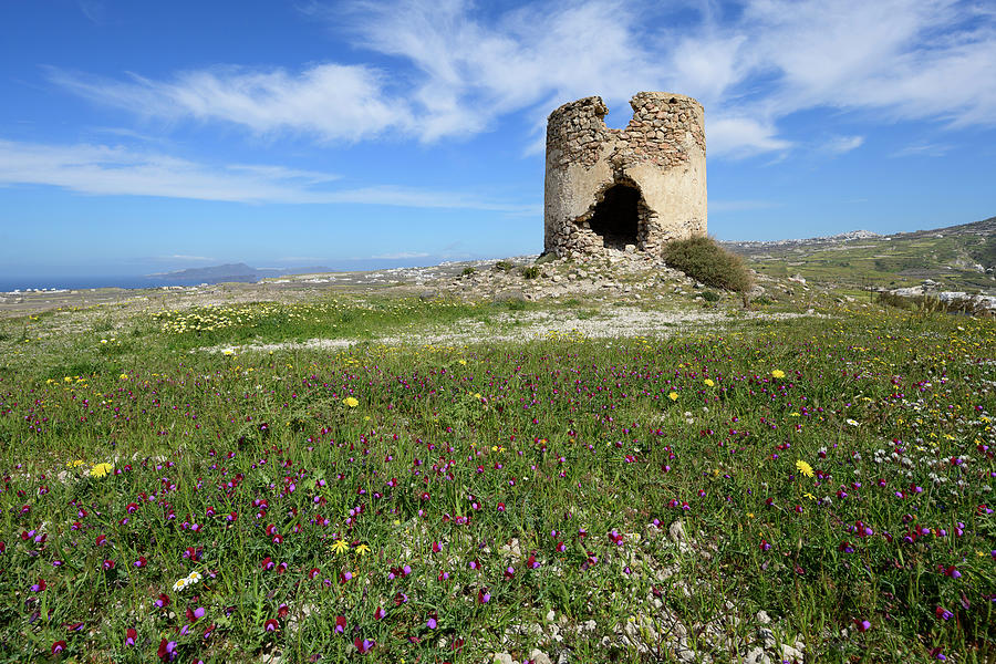 Greece Photograph - Drafty Ruin by James Covello Greece Photograph - Drafty Ruin by James Covello
