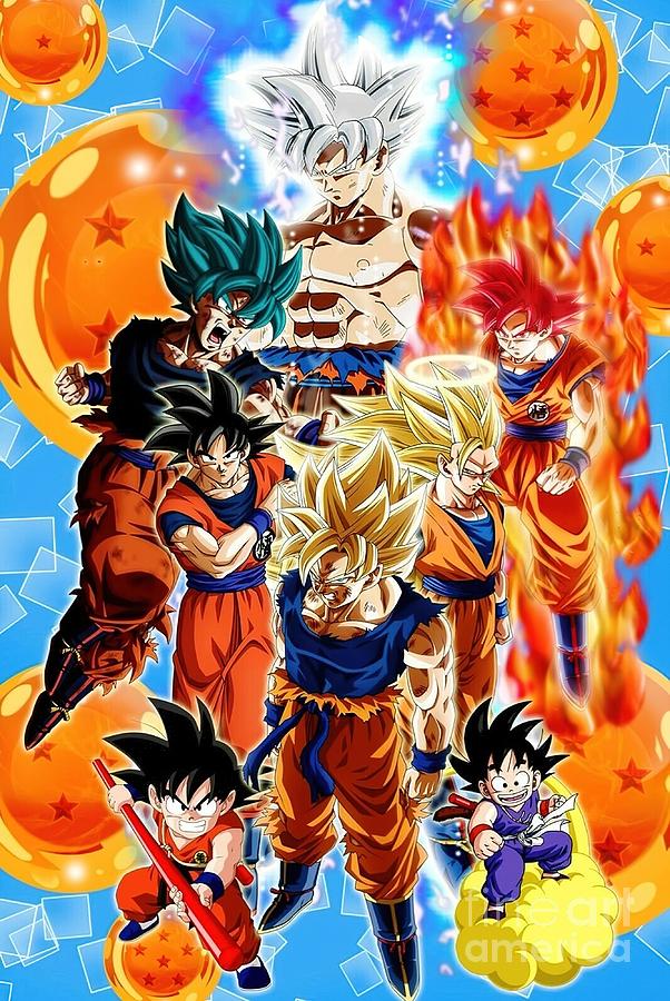 Dragon ball Painting by Murphy Miller - Fine Art America