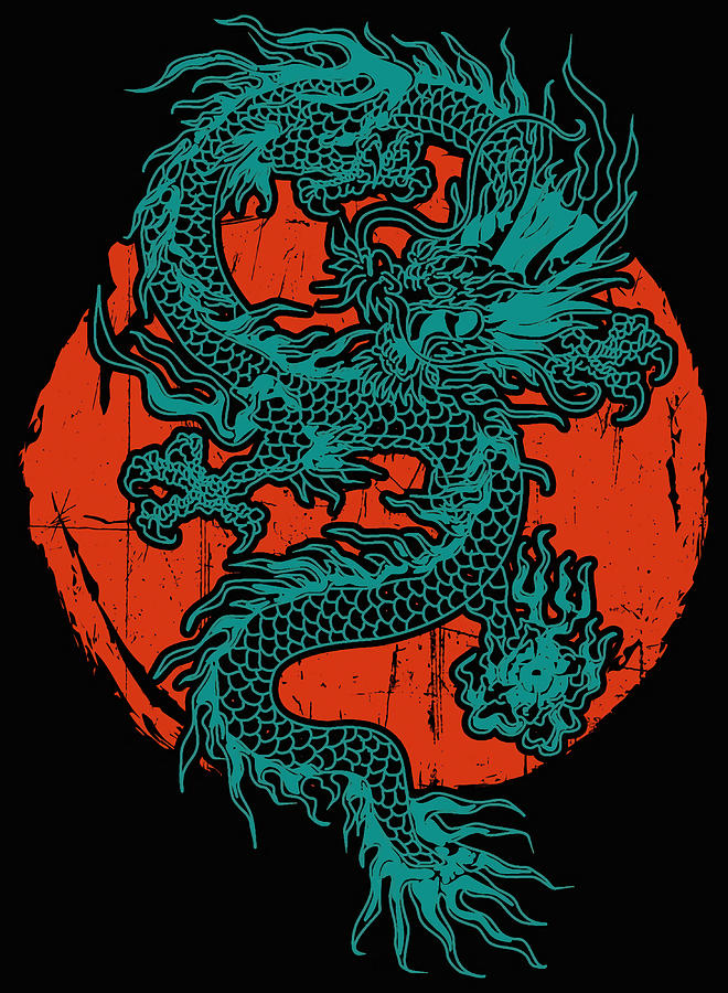 Dragon chinese mythology Traditional chinese 80s Painting by Zachary ...