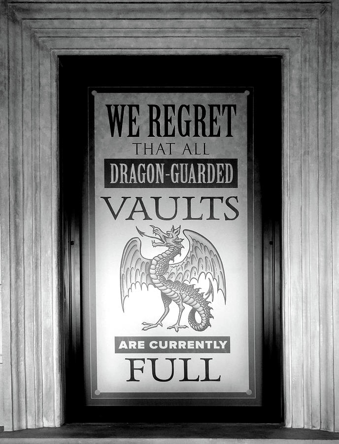 Dragon Guarded Vaults Photograph by Julia Wilcox