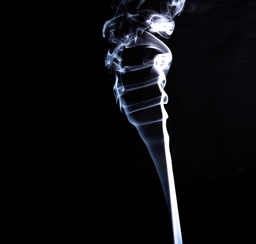 Smoke Photograph - Dragon Head by Peyton Vaughn Smoke Photograph - Dragon Head by Peyton Vaughn