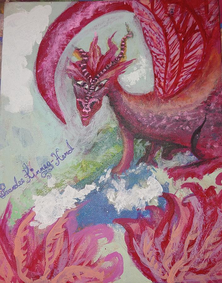 Dragon Lilly Painting