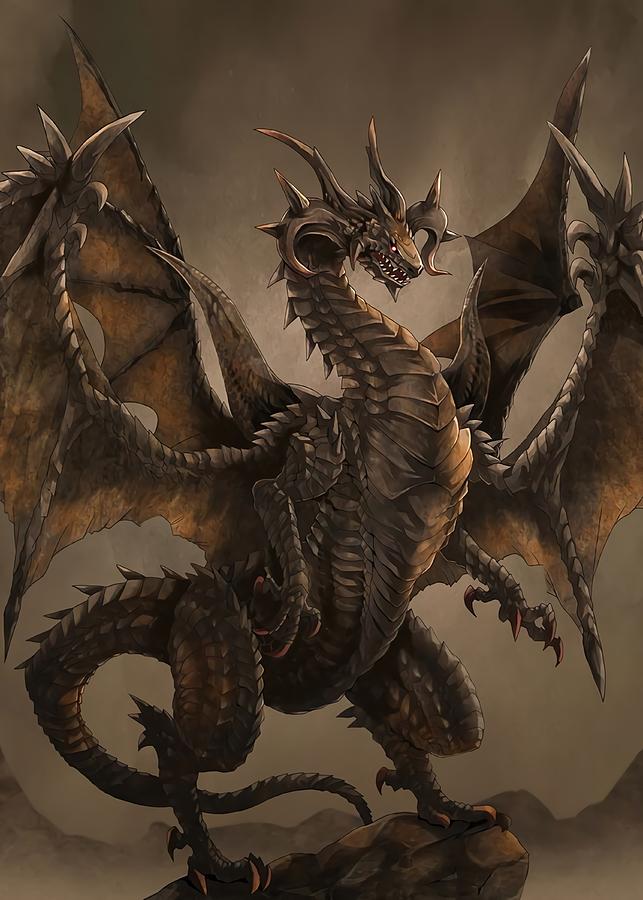 Dragon Poster Painting by Becky Harris - Fine Art America