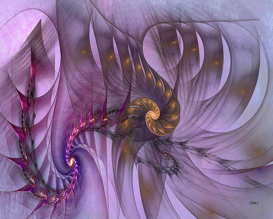 Dragon Seed Digital Art by Studio B Prints