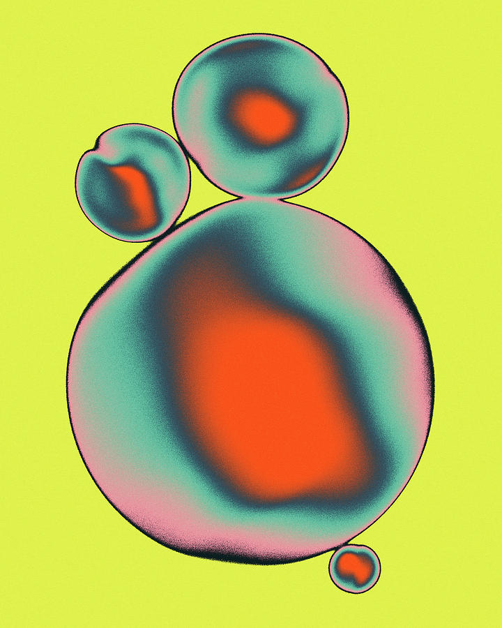 Abstract Digital Art - Ectoplasm 4 by Jazzberry Blue