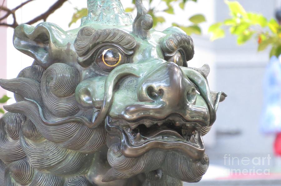 Dragon Statue - Japan Photograph by World Reflections By Sharon