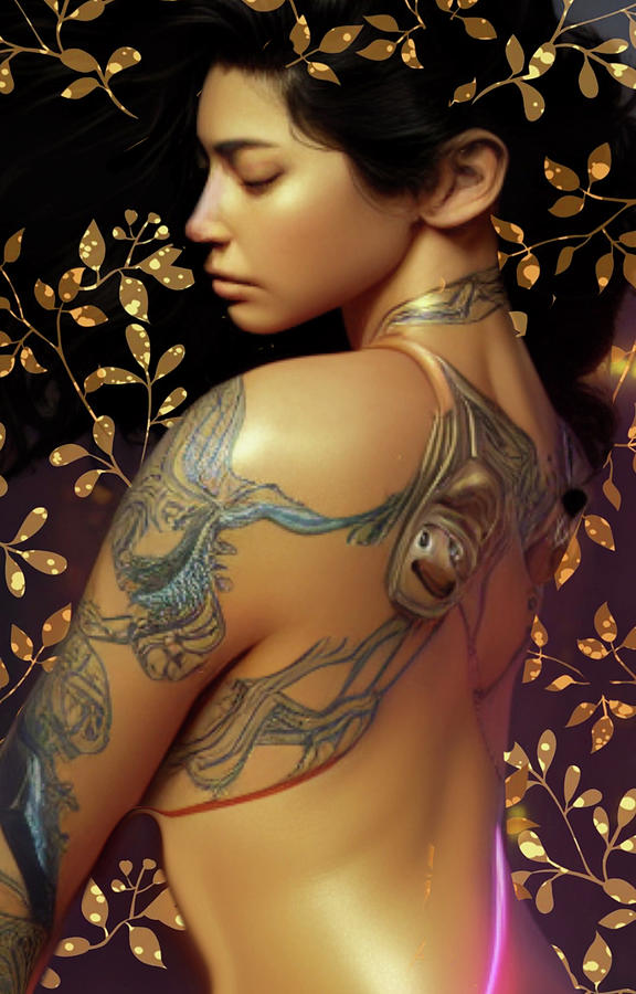 Dragon Tattoo Digital Art by Richard Ferguson