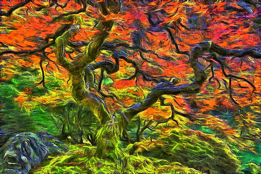 Dragon Tree Digital Art by Mark Kiver