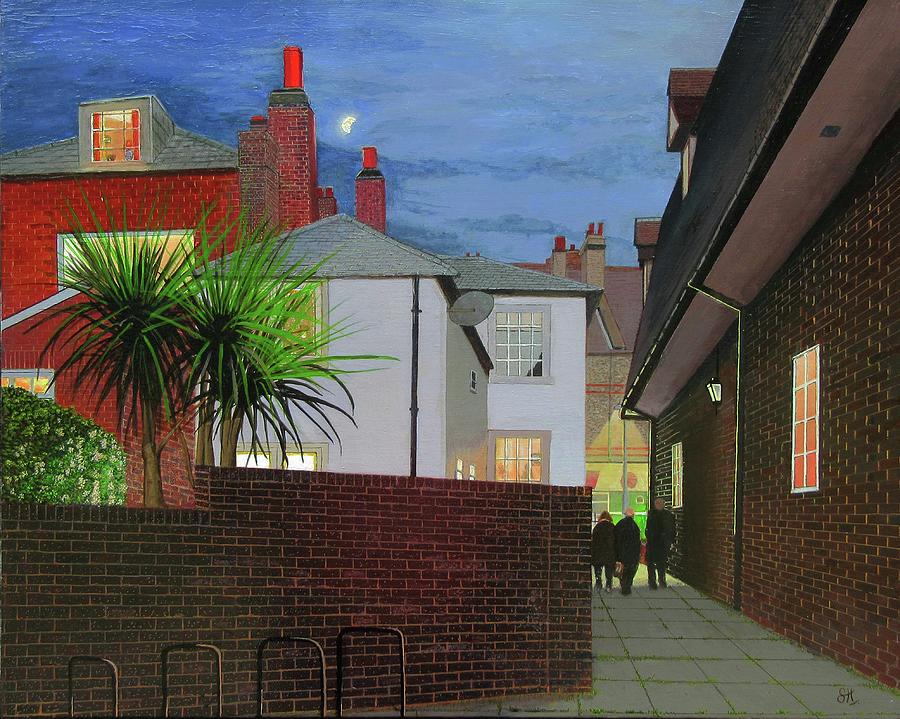 Dragon Trees in Dorking Painting by Sam Hall Dragon Trees in Dorking Painting by Sam Hall
