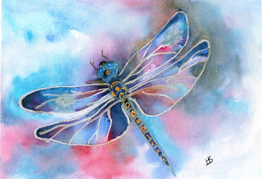 Dragonflies #3 Painting by Hiroko Stumpf