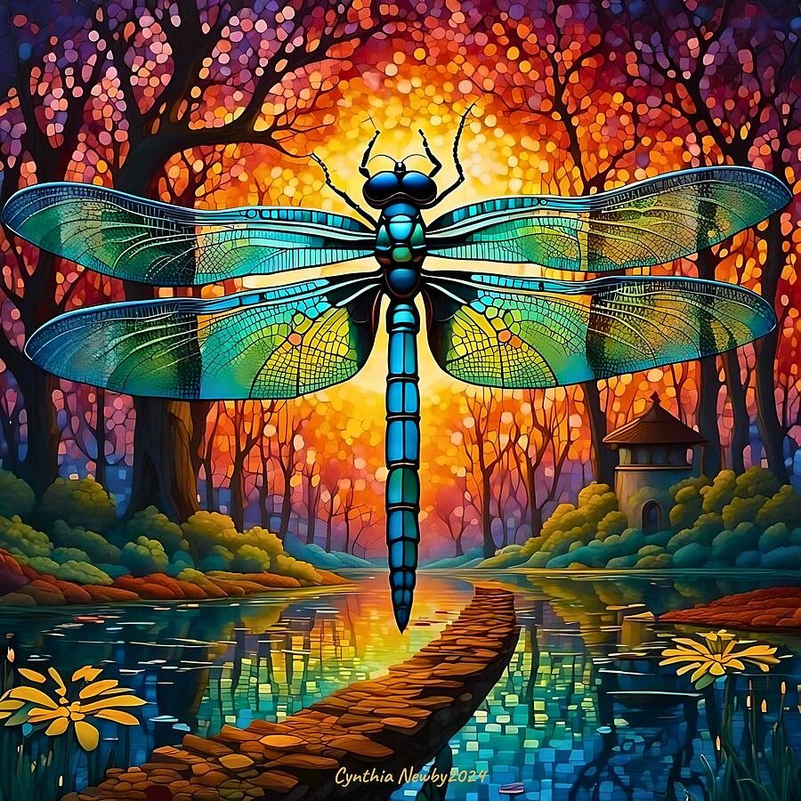 Dragonfly 2024 0320354 Digital Art by Cindys Creative Corner