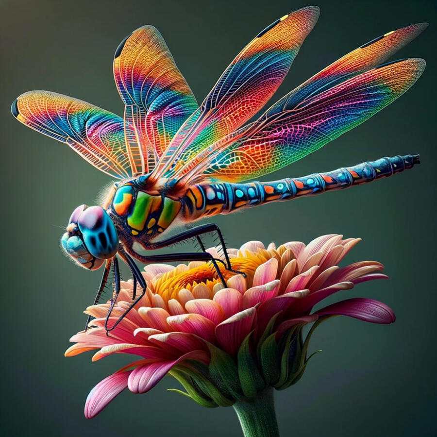 Dragonfly Beauty Digital Art by Vennie Kocsis