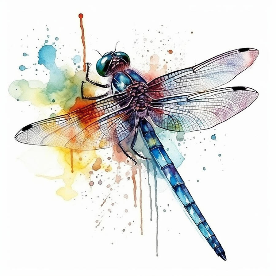 Dragonfly Digital Art by Birdie 's - Fine Art America