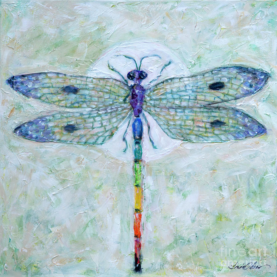 Dragonfly Chakra Painting by Linda Olsen - Fine Art America