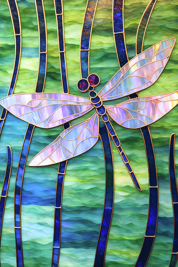 Dragonfly Magic Digital Art by Peggy Collins