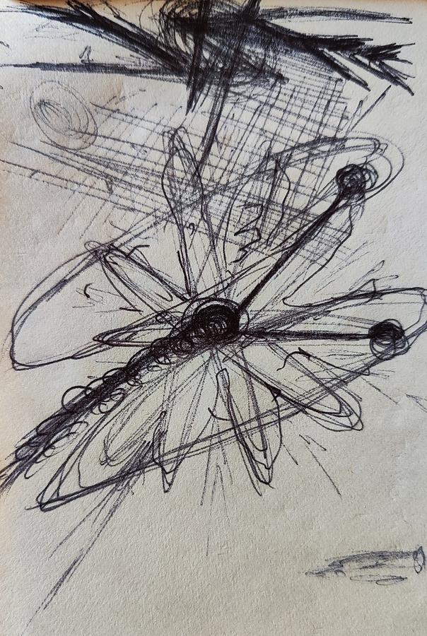 Dragonfly Drawing by Sasa Stefanovic - Fine Art America