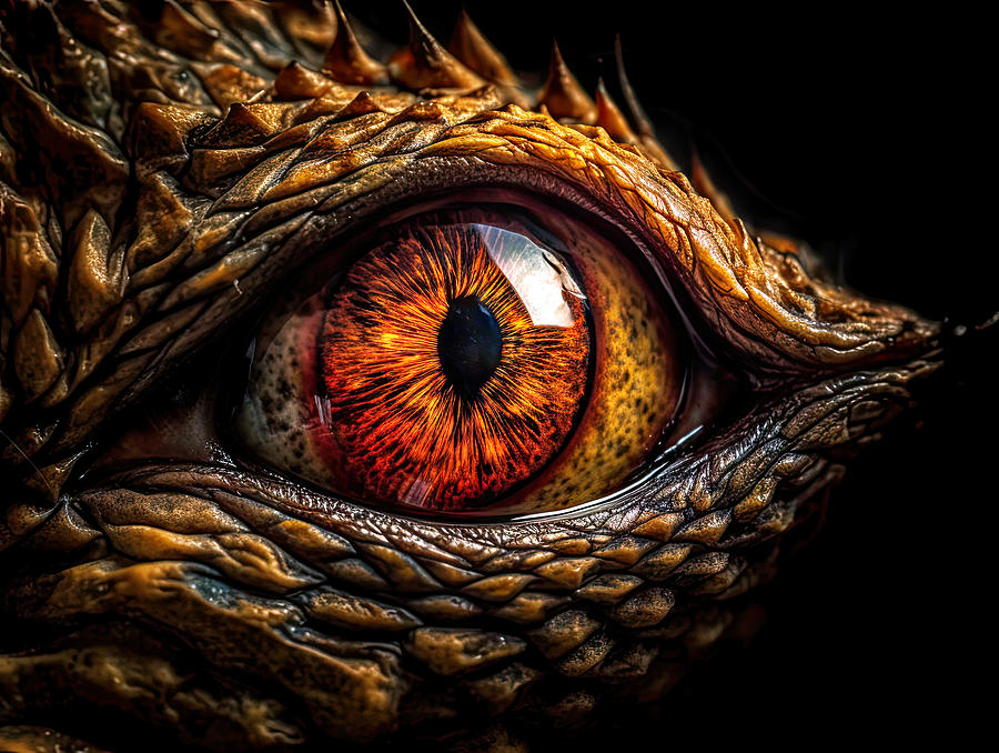 Dragon's Eye Digital Art by John Cooke - Fine Art America