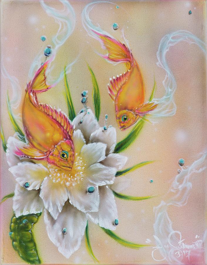Dragonthias Painting by Joel Salinas III Dragonthias Painting by Joel Salinas III