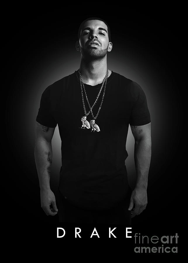 Drake Digital Art - Drake by Bo Kev