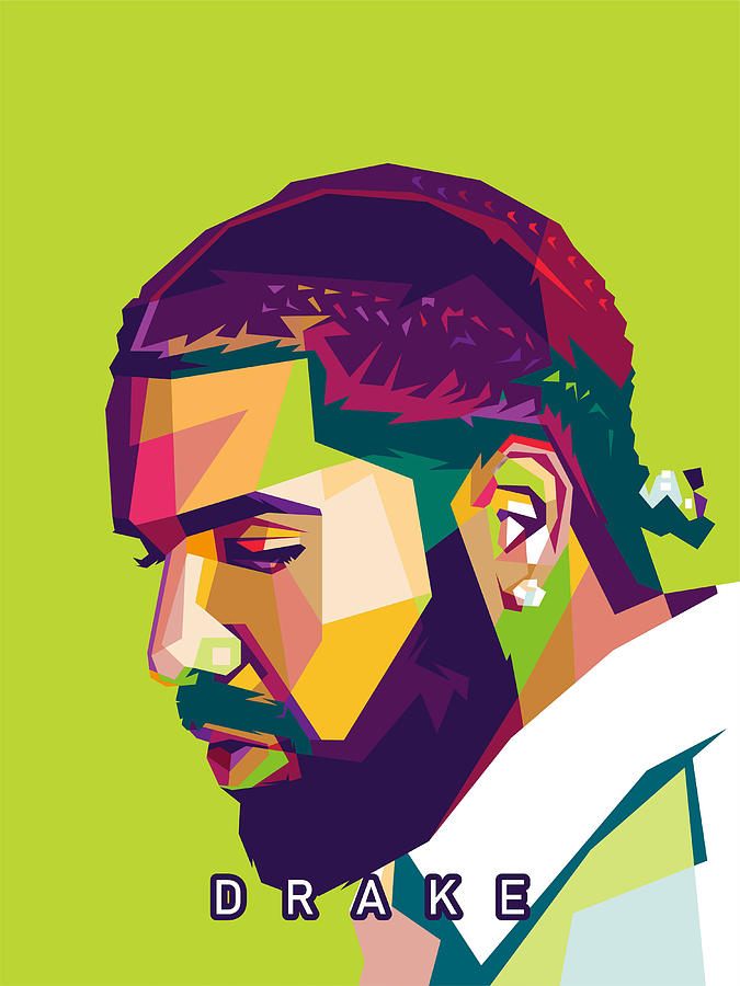 Drake Wpap Art Digital Art by Rajab Yaya - Fine Art America