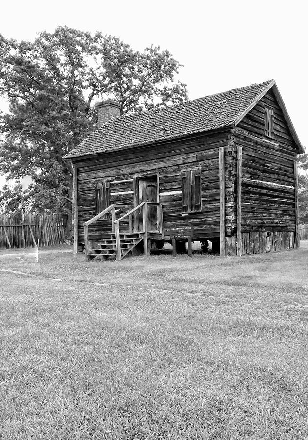Drakeford House BW Photograph by Bob Pardue
