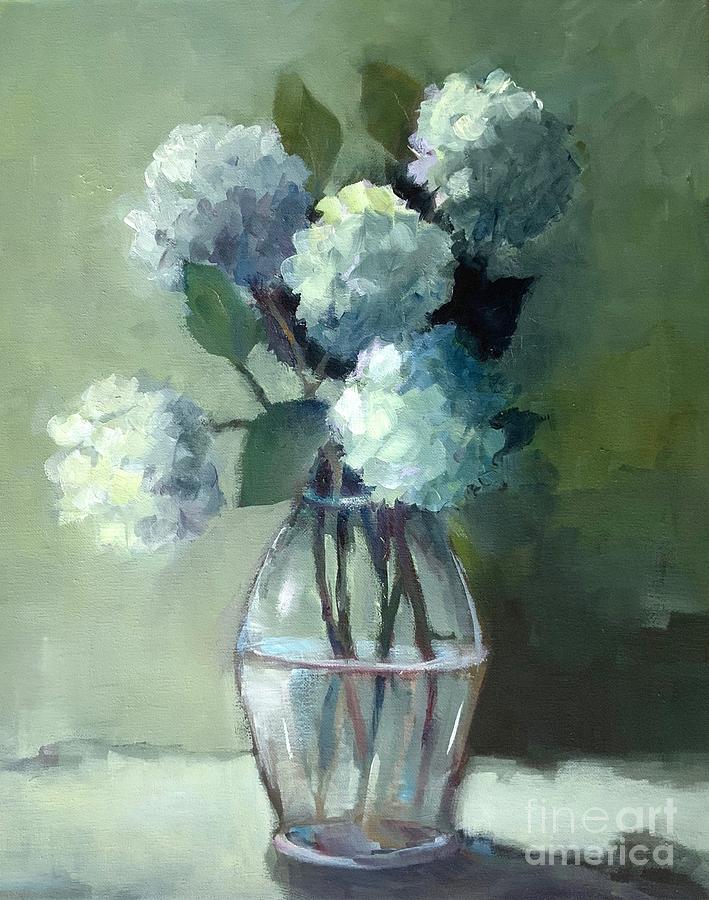 Drama Flowers Painting by Michelle Abrams